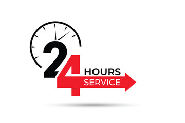 vector clock 24 hr service everyday banner
