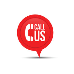 vector Call us now button icon template
