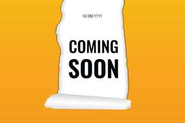coming soon vector banner icon design
