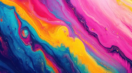 A vibrant splash of paint, captured in 8k glory, bursting with color and energy, ready to transform your desktop into a work of art.