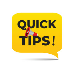 vector Quick tips, helpful tricks vector logos
v