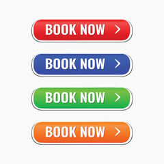 Book Now button vector design
