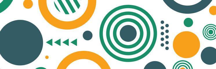 Playful modern background design with a circle pattern for banner, poster, flyer design