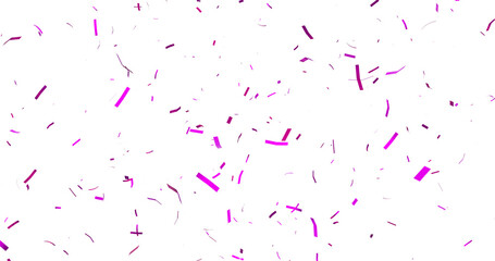 Colorful Confetti against a White Background Tranparent BG Confeti
