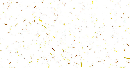 Colorful Confetti against a White Background Tranparent BG Confeti
