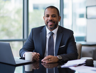 Fototapeta premium smile of a businessman