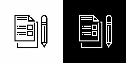 Education element icon. Educational equipment. Black icon. Silhouette