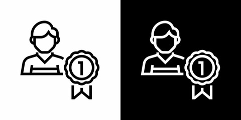 Education element icon. Educational equipment. Black icon. Silhouette