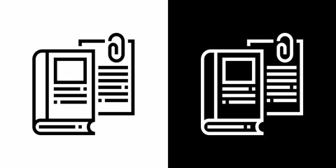 Education element icon. Educational equipment. Black icon. Silhouette