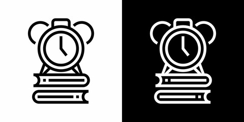 Education element icon. Educational equipment. Black icon. Silhouette