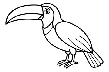 Stylized Toucan Vector
