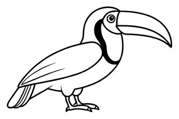 Obraz premium Stylized Toucan Vector