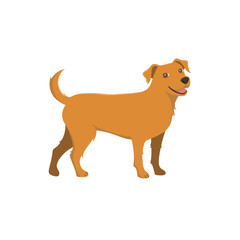 Simple Illustration Of A Dog