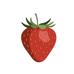 Illustration Of A Strawberry