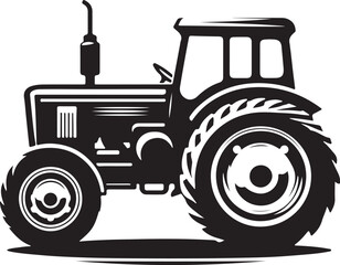 Isolated black tractor icon Vector, black tractor Silhouette,black tractor icon set, black tractor for logo,color black tractor Vector illustration, Vector Graphic, EPS 10 , clip art work