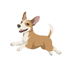 Cheerful Illustration Of A Philippine Aspin Puppy