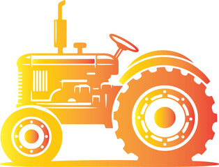 Isolated black tractor icon Vector, black tractor Silhouette,black tractor icon set, black tractor for logo,color black tractor Vector illustration, Vector Graphic, EPS 10 , clip art work