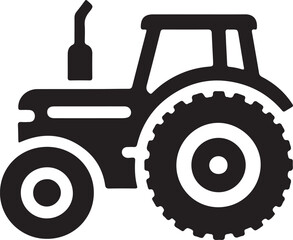Isolated black tractor icon Vector, black tractor Silhouette,black tractor icon set, black tractor for logo,color black tractor Vector illustration, Vector Graphic, EPS 10 , clip art work