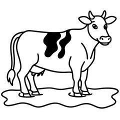 Cow on Waterline