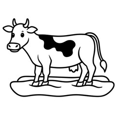 Cow on Waterline