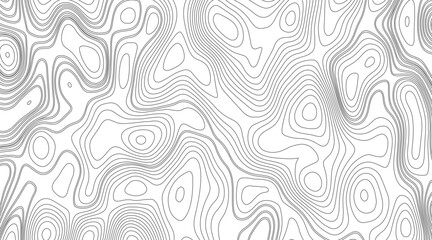 The stylized height of the topographic map contour in lines and contours isolated on transparent. Black and white lines seamless Topographic map patterns, topography line map. Vintage outdoors style.