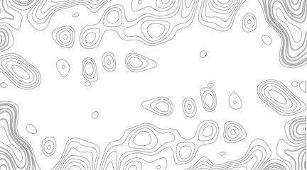 The stylized height of the topographic map contour in lines and contours isolated on transparent. Black and white lines seamless Topographic map patterns, topography line map. Vintage outdoors style.