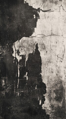 Aged and textured grain paper with a rugged black-and-white distressed finish, featuring subtle noise and imperfections. The rustic design makes it ideal for backgrounds, posters, and artistic 
