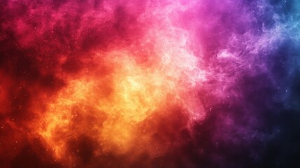 Colorful smoke nebula background design
