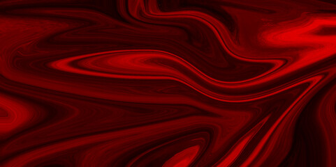 The texture of black and red marble pattern modern style Liquid background. red marble pattern texture natural background. Paper with soft waves and white fabric liquid metallic art paint texture.
