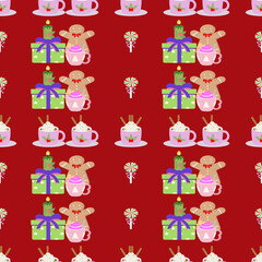 christmas seamless pattern