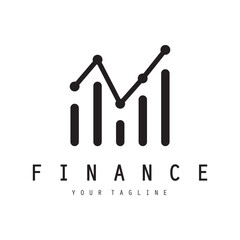 finance/financial logo creative arrow diagram market design template