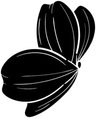 cherry illustration pink silhouette spring logo blossom icon nature outline sakura floral tree flower petal japan blooming season branch shape or vector graphic background