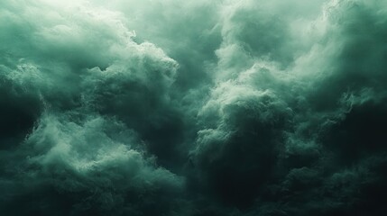 Fototapeta premium Dark storm clouds brewing, ominous sky