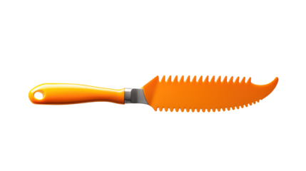 Gleaming long blade knife, a detailed closeup for culinary enthusiasts and kitchenware showcase