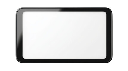 Elegant black square mirror on white, minimalist reflection for modern decor sleek