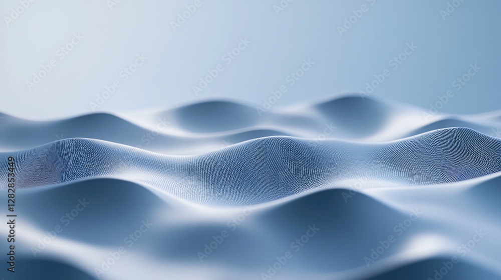 Poster futuristic texture of laser-etched metallic surfaces forming intricate patterns illuminated by glowi