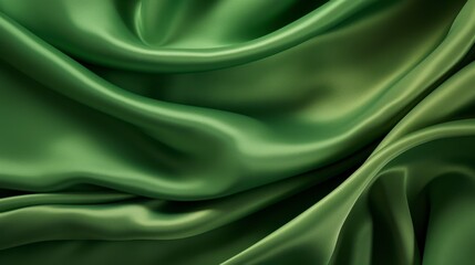 Fototapeta premium A green piece of fabric with a pattern