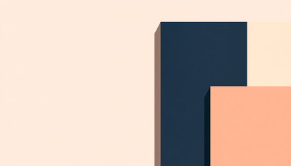 Abstract Geometric Background with Pastel Colors