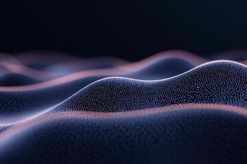 macro shot of ai-generated holographic dna sequencing futuristic algorithms visualizing genetic computation deep neon