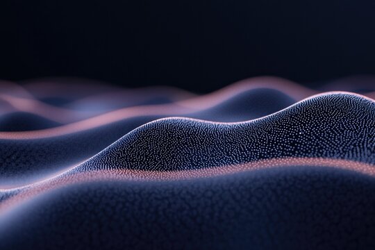 macro shot of ai-generated holographic dna sequencing futuristic algorithms visualizing genetic computation deep neon