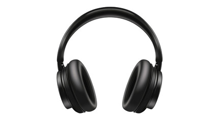 Wireless headphones on transparency background png modern audio technology minimalist environment close-up view