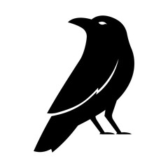 Crow silhouette logo