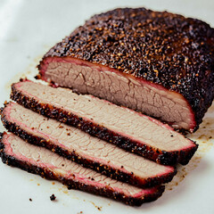 Smoked Brisket Slices