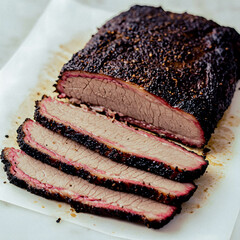 Sliced Smoked Brisket