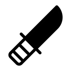 Knife Filled Icon Vector