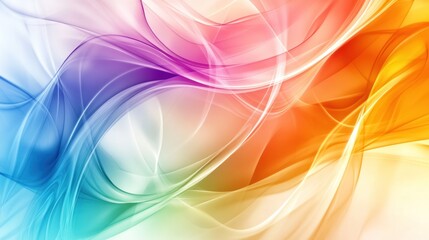 Abstract colorful swirling lines background