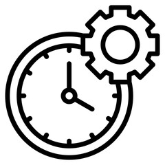 Time Allocation Icon