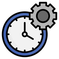 Time Allocation Icon