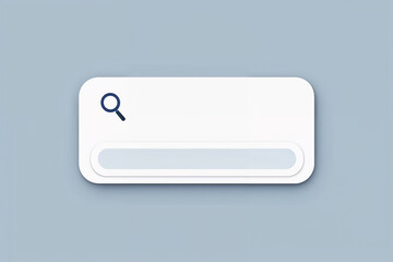 Magnifying Glass and Search Bar Concept
