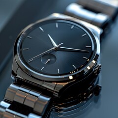 wallpaper modern antique luxury watch background intricate detail with clock elegance Generate AI